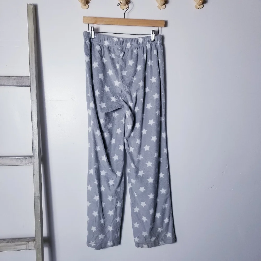 SLEEP CHIC STAR GRAY AND WHITE PJ PANTS SIZE SMALL - Picture 2 of 15